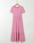 Nala T-shirt High Waist Pocketed Long Dress