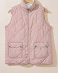 Lillian Fleece Lined Quilted Vest