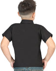 Mexican Artisanal Embroidered Shirt 100% Cotton Black 603980