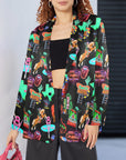 Vegas Neon Women's Western Blazer