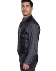 Ostrich Trim Vest - 607