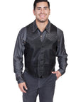 Ostrich Trim Vest - 607
