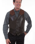 Ostrich Trim Vest - 607