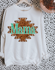 Tooled Leather Mama TEE or CREWNECK