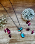 Egyptian turquoise necklace lariat