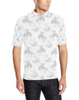 Shadow Bronc Men's Western Polo Shirt