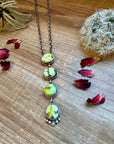 4 Stones Palomino turquoise necklace lariat