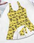 Cowgirl Graphics Skirted One Piece Swim Suit