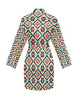 Colorado Aztec Women's Belted Satin Feel Dressing Lounge Robe