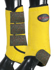 HILASON L M S Horse Rear Hind Leg Sport Boots Printed Hind Rear Leg Boots
