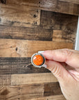 Small Ring - Adjustable - Apple Corral & sterling silver