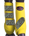 HILASON L M S Horse Rear Hind Leg Sport Boots Printed Hind Rear Leg Boots