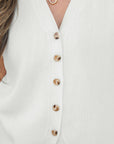 Izabella V Neck Buttoned Sweater Vest
