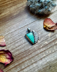 MJ pendant - Verascite & Sterling Silver