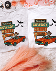 Wicked Cowboy Motel Tee or Crewneck