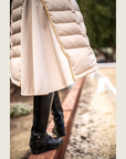 Cream Duck Down Riding Coat