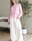 Jessie Casual Tie Waist Pleated Wide Leg Pants