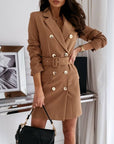 Belted Blazer Dress
