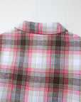 Harper Plaid Flap Up Shacket