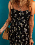 Floral Spaghetti Strap Maxi Dress