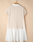 Monroe Collared Buttoned Short Sleeve Mini Dress