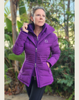 Purple Duck Down Riding Jacket