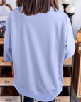 Floral Patchwork Short Sleeve Top