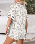 Ranch Life Western Satin Western Pajama Set