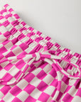 Checker Top and Shorts Set