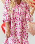 Meadow Leopard Loose Fit Babydoll Dress