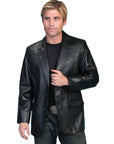 Ostrich Trimmed Blazer - 650