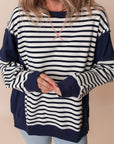 Sage Exposed Seam Loose Fit Sweatshirt