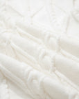 Pearl Cable Knit Sleeveless Sweater