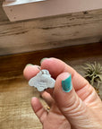 Stud Earrings – Kingman Turquoise & Pink Conch (Stamped Marcella James)