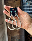 Kingman Turquoise Teardrop Dangle Earrings – Sterling Silver