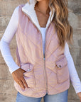 Lillian Fleece Lined Quilted Vest