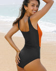 Oakleigh Padded Square Neck One Piece Swimsuit