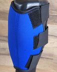 Hilason Western Horse Tack Neoprene Knee Leg Medicine Boots Blue