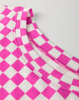 Checker Top and Shorts Set