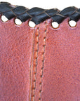 Genuine Leather Butterfly Chair Folding Lounge Modern Sling Accent Seat
