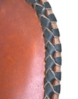 Genuine Leather Butterfly Chair Folding Lounge Modern Sling Accent Seat