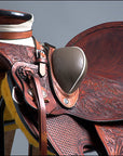 Hilason Western Horse Wade Saddle American Leather Ranch Roping Mahogany