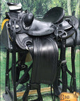 Western Horse Wade Saddle American Leather Ranch Roping Black