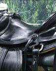 Western Horse Wade Saddle American Leather Ranch Roping Black