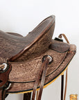 Western Horse Wade Saddle American Leather Ranch Roping Dark Brown