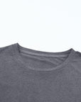 Plain Crew Neck Tee