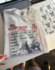 Cowboy Tour TEE or CREWNECK