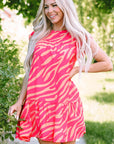 Matilda Zebra Stripe Pocketed Dress