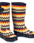 M&F Western Womens Ladies Leanne Chevron Round Toe Leg