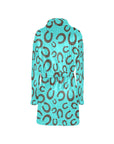Turquoise Horseshoe Women's Western Bath Robe